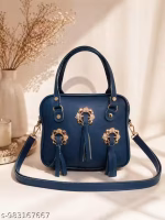 women handbag in blue