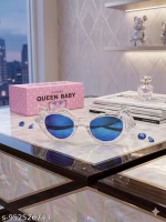 Cat eye girls blue sunglasses - Image 3