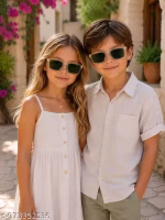 Dark green badshah style sunglasses - Image 2