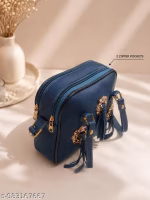 women handbag in blue - Image 3