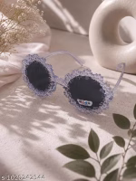 Girls round shine sunglasses 3 to 8 year grey type - Image 2